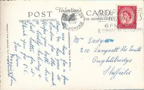 PC70342 Der Brunnen. South Park. Darlington. Valentinstag. Nr. H 5960. RP. 1959