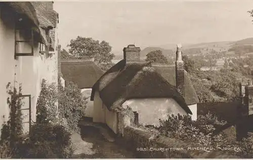 PC71755 Churchstown. Minehead. Judges Ltd. Nr. 925. 1932