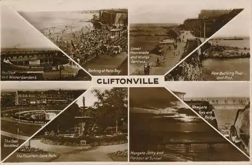 PC68355 Cliftonville. Multi-View. RP. 1930