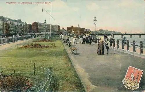 PC68794 Tower Gardens. Herne Bay. Milton. Glasette. Nr. 4170. 1907