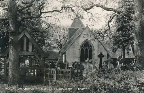 PC71790 Hollington Kirche im Holz. St. Leonards. Schuhschmied und Etheridge. Nein