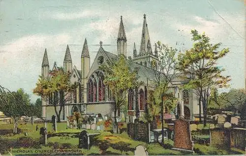 PC70631 Nikolauskirche. Gt. Yarmouth. Hildesheimer. 1906