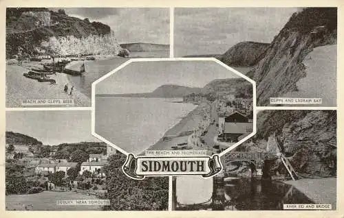 PC72013 Sidmouth. Multi-View. 1953