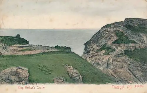 PC69524 King Arthurs Castle. Tintagel. Stengel. 1907