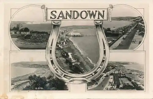 PC70969 Sandown. Multi-View. G. Dean. Die Bucht. RP. 1954