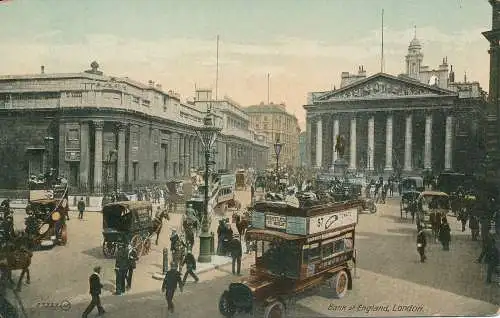 PC68408 Bank of England. London. Valentinstag