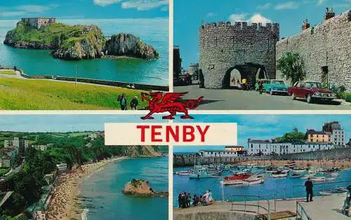 PC68686 Tenby. Multi-View. Natürliche Farbe. 1974