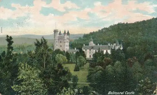 PC68855 Balmoral Castle. Hartmann. 1904