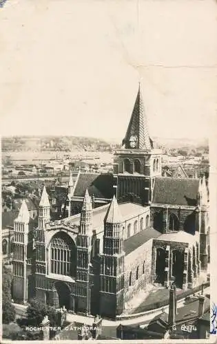 PC71724 Kathedrale von Rochester. Valentinstag. Nr. G 6974. RP. 1958