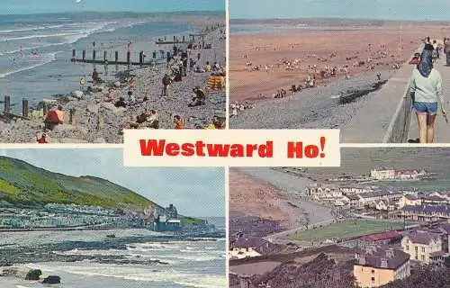 PC70439 Westward Ho. Multi-View. Plastichrom. 1968