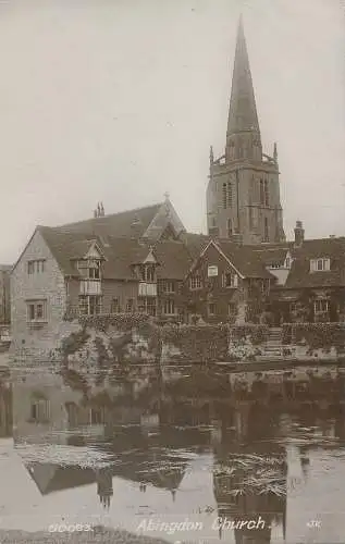 PC71980 Abingdon-Kirche. Valentinstag. XL. RP