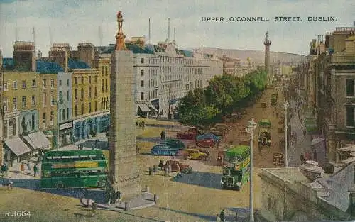 PC70535 Upper O Connell Street. Dublin. Valentinstag. 1963