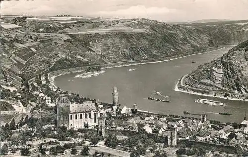 PC72221 Oberwesel am Rhein. Hans Andres. 1964