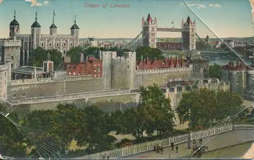 PC70120 Tower of London. 1912