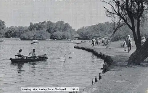 PC72138 Bootssee. Stanley Park. Blackpool. Nr. 29915. 1964