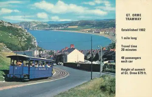 PC68635 Gt. Orme Straßenbahn. Dennis. 1977