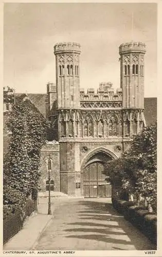 PC72681 Canterbury. St. Augustines Abbey. Photochrom. Nr. V3537