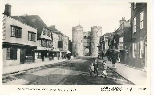 PC72611 Old Canterbury. West Gate. Croydon. RP