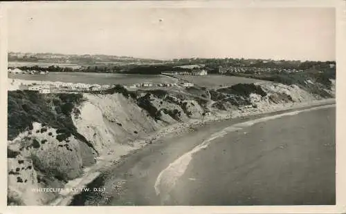 PC72971 Whitecliff Bay. I.W. Dean. Die Bucht. RP