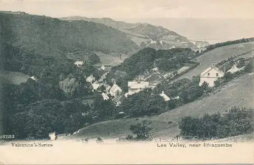 PC73136 Lee Valley in der Nähe von Ilfracombe. Valentinstag. 1907