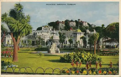 PC72117 Princes Gardens. Torquay. 1964