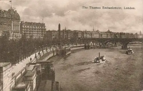 PC68749 The Themse Dammment. London. E.B. Horwood