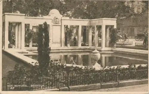 PC72327 War Memorial. Brighton. 1928