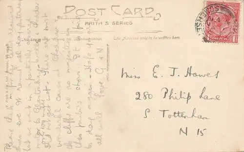 PC73262 Cheddar. Eingang zum Pass. Frith. 1922