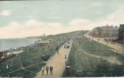 PC73067 The Downs. Herne Bay. B. Iggulden. 1910