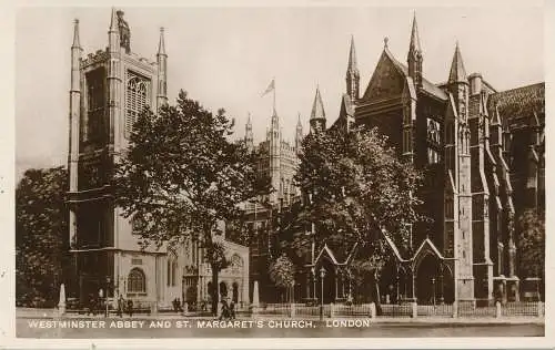 PC73088 Westminster Abbey und St. Margarets Church. London. RP