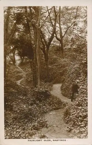 PC70554 Fairlight Glen. Hastings. RP. 1926