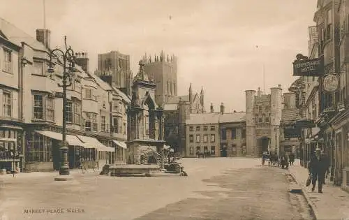 PC72388 Marktplatz. Wells