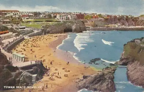 PC72339 Towan Beach. Newquay. Lachs. Nr. 888c. 1957