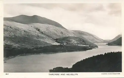 PC70750 Thirlmere und Helvellyn. Chadwick. RP