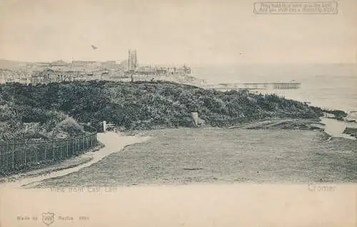 PC73912 Blick von der East Cliff. Cromer