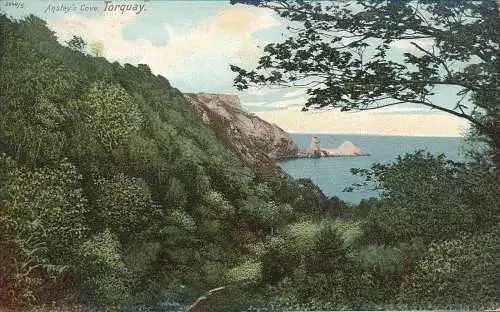 PC73275 Ansteys Cove. Torquay. Hartmann. 1910