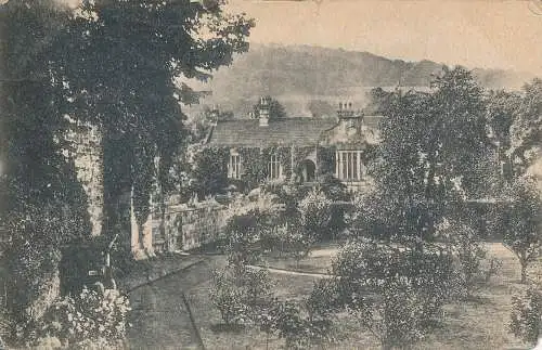 PC73180 alte Postkarte. Haus und Garten. 1916