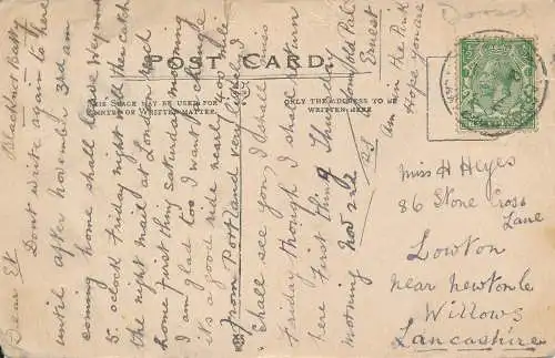 PC73180 alte Postkarte. Haus und Garten. 1916