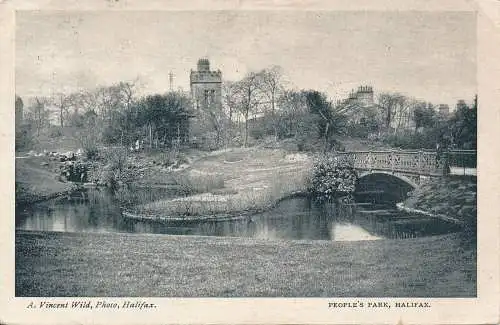 PC72517 People Park. Halifax. A. Vincent Wild. 1904