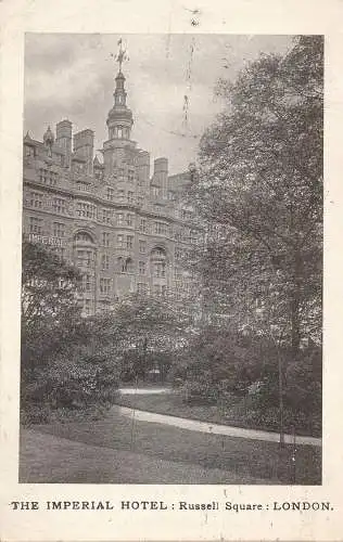 PC73517 Das Imperial Hotel. Russell Square. London. 1910