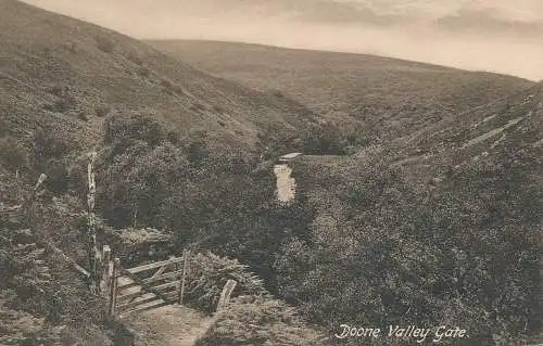 PC72948 Doone Valley Gate. Frith. Nr. 58410