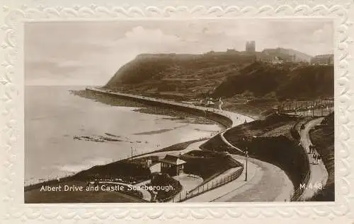 PC73330 Albert Drive und Castle Scarborough. Nr. M.448. RP