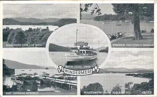 PC73553 Windermere. Multi-View. 1951