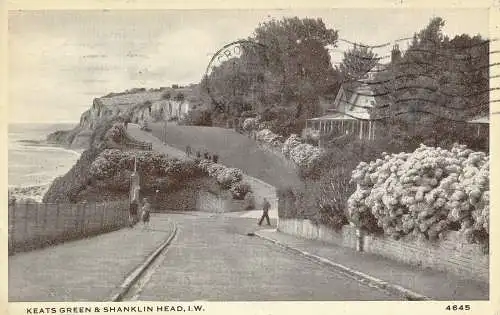 PC72980 Keats Green und Shanklin Head. I.W. Nigh. Nr. 4645. 1951