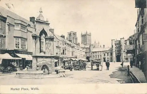 PC73978 Marktplatz. Wells. 1911