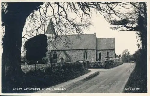 PC72638 Litlington Church. Sussex. Judges Ltd. Nr. 29747