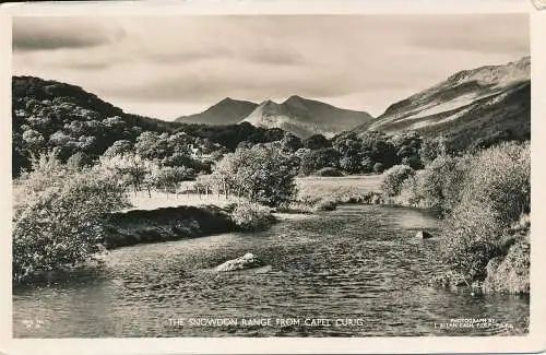 PC73559 Die Snowdon-Reihe von Capel Curig. J. Allan Cash. RP