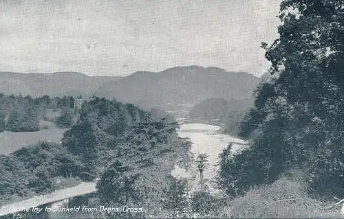 PC73499 Auf dem Tay nach Dunkeld von Deans Cross. Ideal