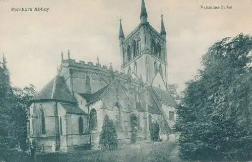 PC72890 Pershore Abbey. Valentinstag