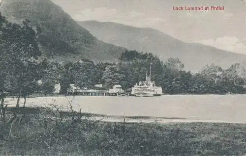 PC72530 Loch Lomond bei Ardlui. John R. Maclean. 1913